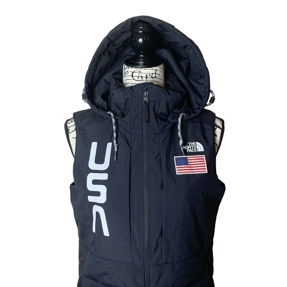 The North Face Jackets & Blazers - The North Face Women's Limited Edition Olympic USA Black Hooded Quilted Vest SM